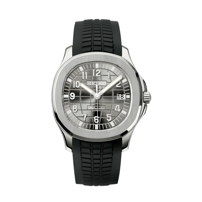 SEIKO MOD AQUANAUT | SILVER | BRACELET SILICONE