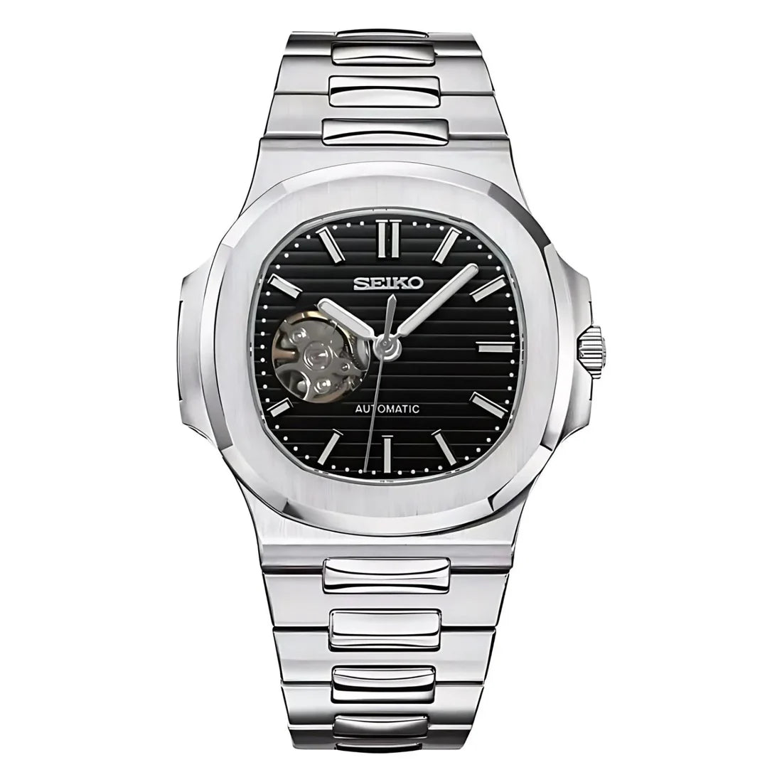 SEIKO MOD NAUTILUS | OPEN BLACK