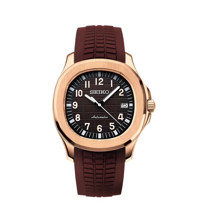 SEIKO MOD AQUANAUT | BROWN | BRACELET SILICONE