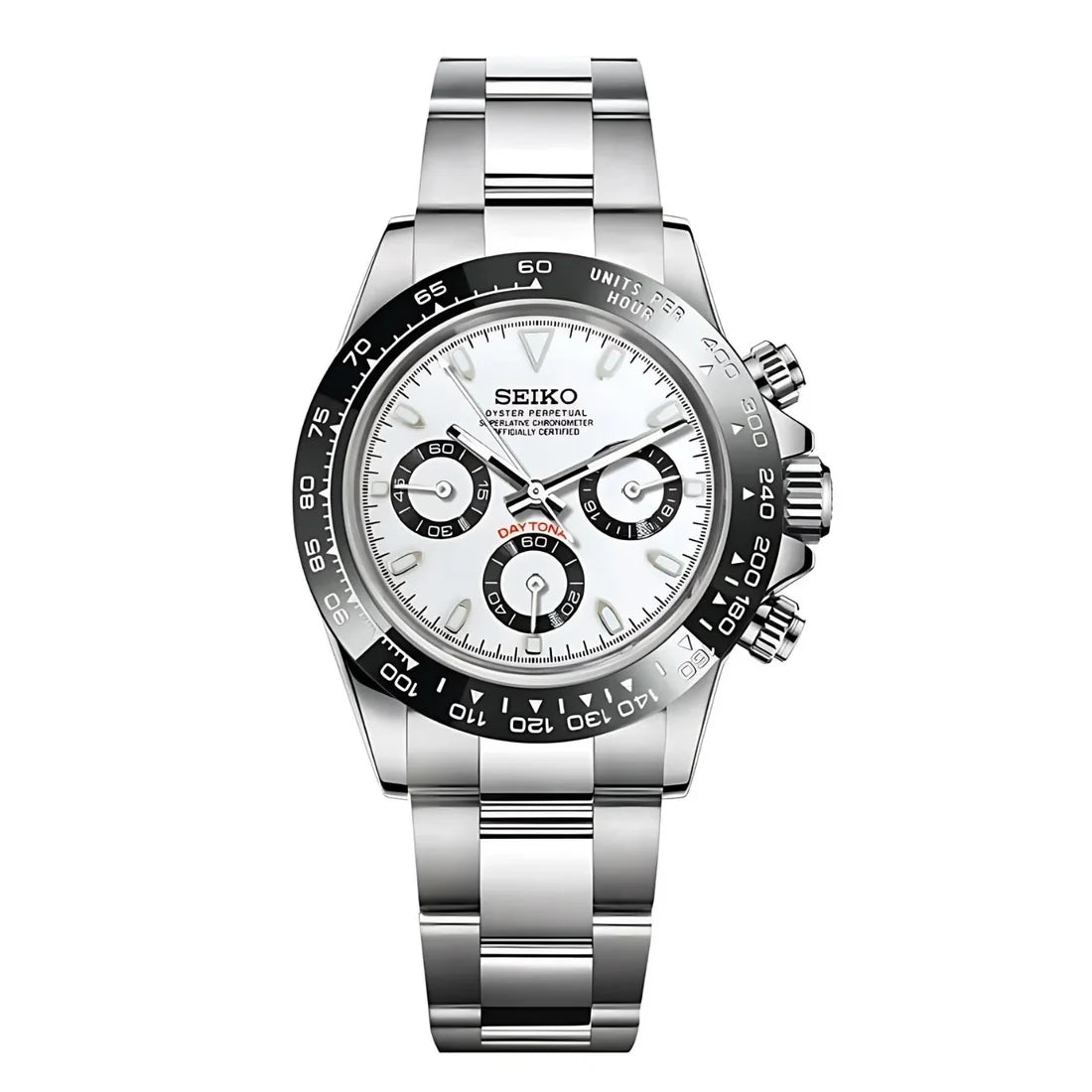 SEIKO MOD DAYTONA | WHITE