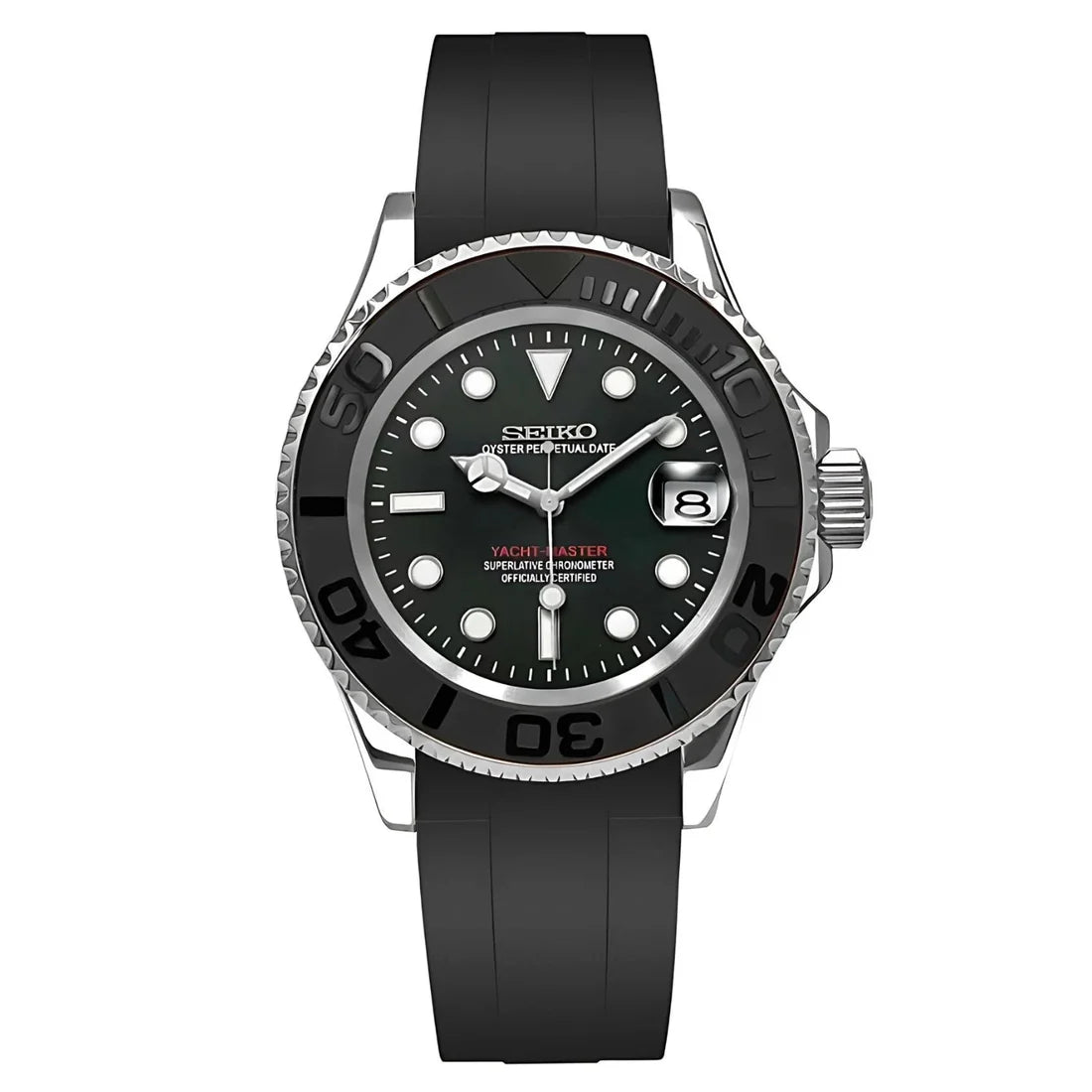 SEIKO MOD YATCH MASTER | BLACK