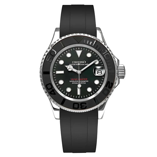 SEIKO MOD YATCH MASTER | BLACK