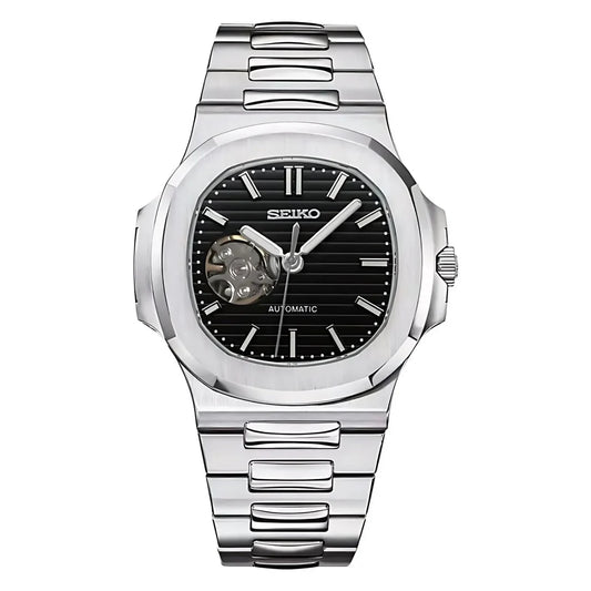 SEIKO MOD NAUTILUS | OPEN BLACK