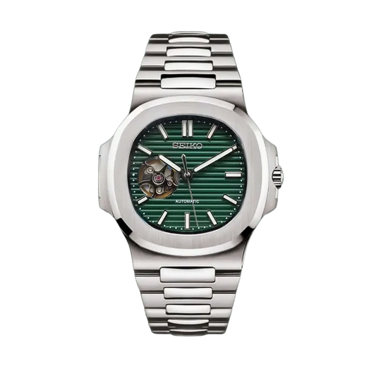 SEIKO MOD NAUTILUS | OPEN GREEN